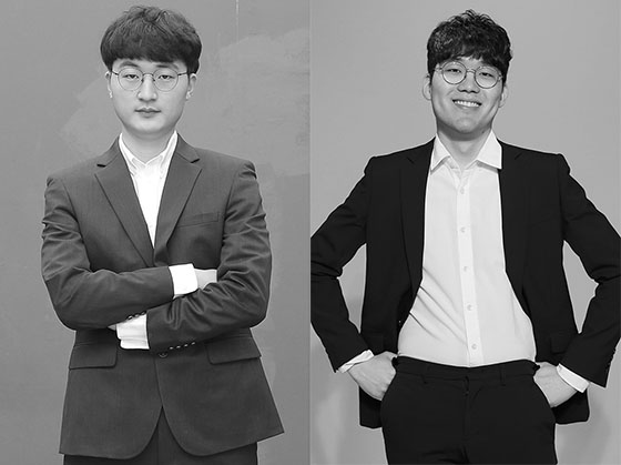 ▲왼쪽부터 강승민, 박민규